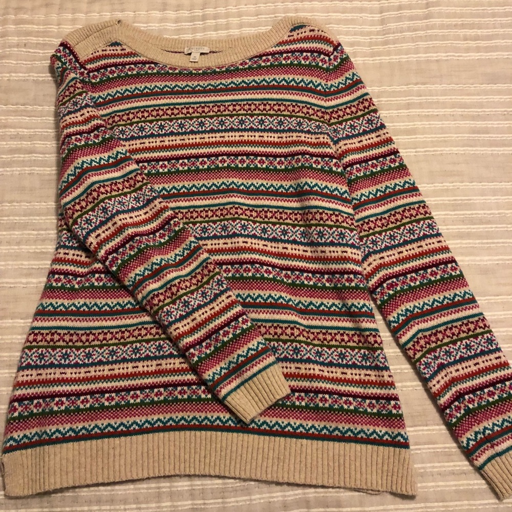 Multicolored Talbots Sweater